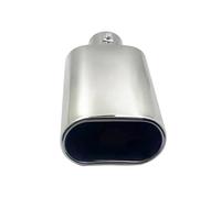 MBPBVRVAF Embout Échappement Entrée Universelle 1.5 À 2.25 Pouces Carré Réglable Embouts Silencieux D'échappement Voiture Tuyaux Sortie D'échappement Embout Silencieux(Silver)