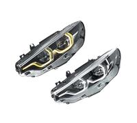 MBPBVRVAF Feux Avants Voiture Phare 2 Pièces pour Série 4 pour M4 F32 2013-2020 F82 F36 Ensemble De Phares Voiture Phares LED Clignotants Dynamiques Phares Avant Ensemble(2013-2015 9 pins)