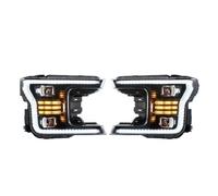 MBPBVRVAF Feux Avants Voiture Phare pour Ford pour Raptor pour F150 2018-2019 2 Lentille De Projecteur Feux Avant De Voiture Accessoires LED Assemblage De Phares Phares Avant Ensemble