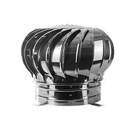 MBROS cheminée Chapeaux de cheminée, cheminée extracteur rotatif chapeau, toit turbine ventilateur, acier inoxydable 304, imperméable, coupe-vent, Improves intérieur air, Facile à installer, rotatif