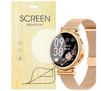 MBROS Compatible pour [3 Pièce Protector] 9H Protection Ecran en Verre Trempé Compatible pour Smartwatch Sanorum Montre Connectée Femme 1.27'' I109 (3 Pièce Protecteurs)