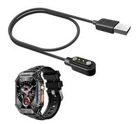 MBROS Compatible Pour Cable USB Compatible Pour Smartwatch OUKITEL Montre Connectée Homme 2,13" BT80 (Noir)