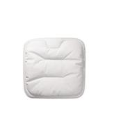 MBROS Housse De Siège Auto Universelle Coussin De Taille en Cuir Respirant Quatre Saisons Accessoires Housses Siège Protection(1PC White Seat H)