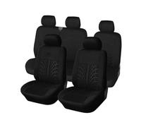 MBROS Housses De Siège Auto pour Focus III 2015 2016 2017 2018 2019 Sièges Avant Doubles Et Sièges 2+1 Housses Siège Protection(Black-9PCS)