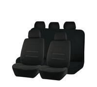 MBROS Lot De 4 Housses De Siège Universelles Polyester Adaptées À La Plupart des Voitures Camions SUV Ou Fourgonnettes Accessoires D'intérieur Voiture Housses Siège Protection(Type C 9pcs Gray)