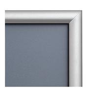 MBS-FIRE® Cadre rabattable en aluminium pour plan de secours A3 A4 avec dépôt phosphorescent de MBS-FIRE® Taille : DIN A3 cadre uniquement