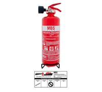 MBS-FIRE (Pii) Extincteur À Foam 2L Avec Support Et Plaque