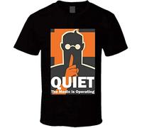MBSDUVLPE Medic Team Fortress 2 TF2 t-Shirt Quiet Medic is Operating Video Game Shirts