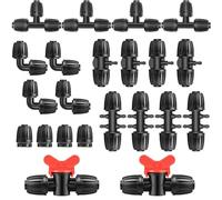 Mbsomnus 22 Pièces Connecteur de Tuyau D'Eau D'Irrigation pour Tuyau D'eau de 16 mm Raccords D'Irrigation pour Jardin Surélevées Fermes Pelouses Serres et Agricoles