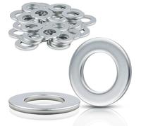 Mbsomnus 30 Pièces Rondelles Metal M14 Rondelle pour Gond de Porte DIN125 Rondelle Plate Ø Int 15 mm Ø Ext 28 mm pour Vis Ecrous Filetés