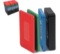 Mbsomnus 48 Pièces Cale Plastique 60x40 mm Cales en Plastique Multicolores Cale Plastique Terrasse 2mm/3mm/5mm/10mm pour Terrasses Clôtures de Jardin Sols Plafonds Portes Fenêtres