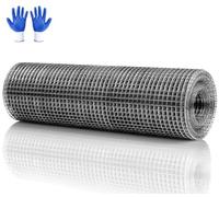 Mbsomnus Grillage Anti Rongeur 300 mm x 6,5 m Grillage Rigide Galvanisé Grillage Fine Maille Grillage a Poule Grillage Cloture pour Maison et Jardin Parterre Surélevé Bloque Souris Combler Lacunes