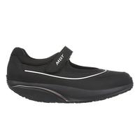 MBT BARIDI 2 Ballerines pour Femme Style Sportif. Chaussures de Marche Anatomiques Confortables. Chaussures Physiologiques Confort Stabilité avec Semelle Courbe. Ballerines Casual avec Velcro. Noire