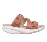 MBT KACE Sandales Femme en Cuir avec Fermeture Boucle. Chaussures Légères et Confortables pour Été. Chaussures Physiologiques Confort et Stabilité. Sandales pour Habiller Style Moderne. Brun