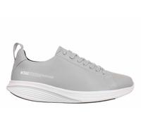 MBT M360 E1 Chaussures de sport pour femme. Style moderne. Chaussures de marche anatomiques et confortables. Chaussures physiologiques de confort et de stabilité avec semelle à bascule. Couleur grise.
