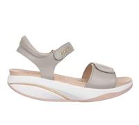 MBT MALIA 2 Sandales Habillées pour Femme en Peau de Mouton. Chaussures Légères et Confortables pour Été. Chaussures Physiologiques Confort et Stabilité. Sandales de Style Moderne avec Velcro. Gris