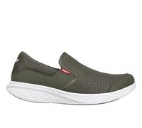 MBT Modena III Slip on Baskets sans Lacets pour Femmes. Baskets de Marche anatomiques et Confortables. Chaussures physiologiques Confort et Stabilité de la Semelle incurvée. Baskets Modernes Vertes