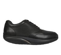 MBT Nafasi 5 Chaussures Habillées pour Femme Anatomiques et Confortables. Chaussures Physiologiques Confort et Stabilité avec Semelle Courbe. Chaussures Casual en Cuir, Plateforme et Lacets. Noire