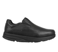 MBT Nishi 2 Chaussures Habillées pour Homme Anatomiques et Confortables. Chaussures Physiologiques Confort Stabilité avec Semelle Courbe. Chaussures Casual en Cuir sans Lacets avec Plateforme. Noire