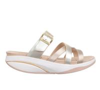 MBT Sandales FASI pour Femme en Cuir avec Fermeture Boucle. Chaussures Légères Confortables pour Printemps Été. Chaussures Physiologiques Confort et Stabilité. Sandales Habillées Style Moderne. Dorée