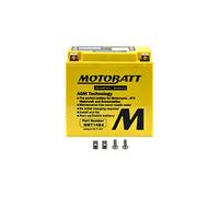 MBT14B4 MOTOBATT Quadflex AGM Batterie Moto 12V 13Ah