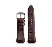 MBUIOPJ Bracelet de montre en cuir véritable 22 mm compatible avec les montres Gu-ess W0247G3 W0040G7/0040G3(Brown black)