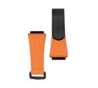 MBUIOPJ Bracelet de montre en nylon compatible avec Richard Mille RM011 RM3502 RM056, bracelet de montre en toile for hommes(Orange black)