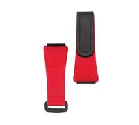 MBUIOPJ Bracelet de montre en nylon compatible avec Richard Mille RM011 RM3502 RM056, bracelet de montre en toile for hommes(Red black)