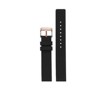 MBUIOPJ Bracelet de montre en silicone de petite taille 12 mm, 14 mm, 16 mm, étanche, compatible avec Disney/Casio LQ-139.(Black rk,14mm)