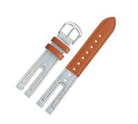 MBUIOPJ Bracelet en cuir et toile for femme, compatible avec Vivienne Westwood VV168GYTN, accessoire tendance et creux for dames(Sky blue sk)