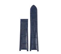 MBUIOPJ Compatible avec Cartier PASHA Bracelet de montre à boucle déployante en cuir de vachette for hommes et femmes 21 x 15 m 20 x 12 mm 18 x 10 mm Accessoires de bracelet(Blue no buckle,21mm-15mm)