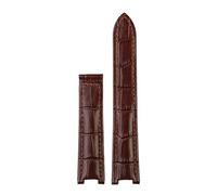 MBUIOPJ Compatible avec Cartier PASHA Bracelet de montre à boucle déployante en cuir de vachette for hommes et femmes 21 x 15 m 20 x 12 mm 18 x 10 mm Accessoires de bracelet(Brown no buckle,18mm-10mm)