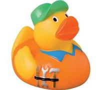 Mbw - Canard de bain artisan - 31062 - jaune et orange G