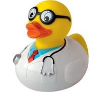 Mbw - Canard de bain medecin docteur professeur - 31028 - jaune Jaune G