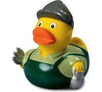 Mbw - canard de bain paysan agriculteur - 31156 jaune et vert G