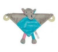 Mbw - Doudou bébé peluche éléphant - 60882 gris et bleu Bleu