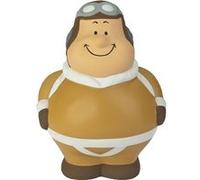 Mbw - Figurine squeezie Mr Bert aviateur - 24253 - marron Marron G