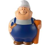 Mbw - Figurine squeezie Mr Bert ouvrier - 24292 - bleu Bleu G