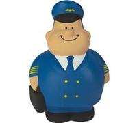 Mbw - Figurine squeezie Mr Bert pilote - 24254 - bleu Bleu G