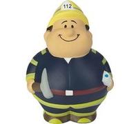 Mbw - Figurine squeezie Mr Bert Pompier - Sapeurs pompiers - 24243 - bleu Bleu G