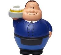 Mbw - Figurine squeezie Mr Bert serveur - 24226 - bleu Bleu G
