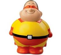 Mbw - Figurine squeezie Mr Bert super-heros - 24285 - jaune et rouge G
