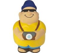 Mbw - Figurine squeezie Mr Bert touriste - jaune - 24248 Jaune G