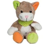 Peluche Chat 60698 - Marron Vert Orange Et Blanc