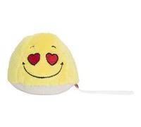 Mbw - Peluche nettoyeur écran recto verso cool coeur M160764 jaune