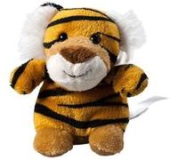 Mbw - Peluche tigre - nettoyeur d'écran - 60727 marron clair rayé noir