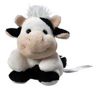 Mbw - Peluche vache nettoyeur d'ecran - M160730 - blanc et noir G