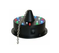 MBW18LED - Moteur pour boule à facettes sur batterie 18 LEDs, mode audio/auto