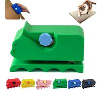 MBXLDGFD Cardboard Cutter for Cat Scratchers, 3D Printed Cardboard Strip Tool, Handheld Cardboard Recycling Cutting Tool, for Cat Lovers(Green)