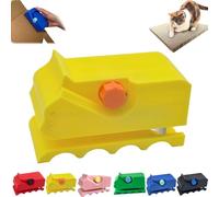 MBXLDGFD Cardboard Cutter for Cat Scratchers, 3D Printed Cardboard Strip Tool, Handheld Cardboard Recycling Cutting Tool, for Cat Lovers(Yellow)